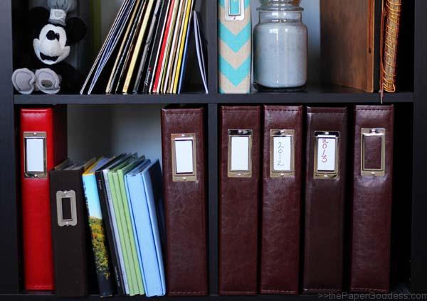 WRMK albums, Ikea expedit, shelf, storage, scrapbook, layouts 